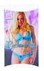 Enchantress Sassy Halter Thong Blue