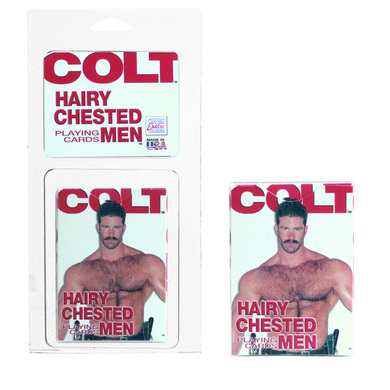 Colt Hairy Chested Men Playing Cards