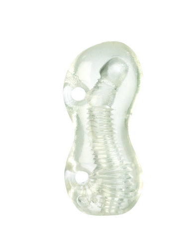 Berman eden stretchy masturbator w/ribbed chamber