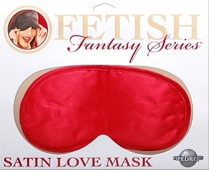 Fetish Fantasy Series Satin Love Mask Red