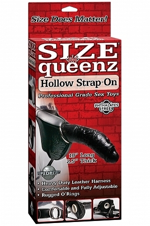 Size queenz hollow strap on