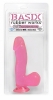 Basix Pink 6.5in Dong W/Suction Cup