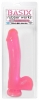 Basix 10in Pink W/Suction Cup