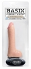 Basix 8in Vibrating Dong Flesh