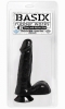 Basix 6in Dong W/Suction Cup Black