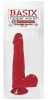 Basix 7.5in Dong W/Suction Red