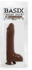 Basix 8in Dong W/Suction Cup Brown