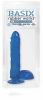 Basix 9in Dong W/Suction Cup Blue