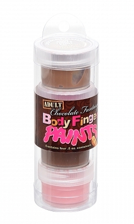 Chocolate Body Paints 4 Pack Tube