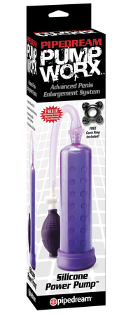 Pump worx silicone power pump – purple