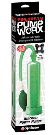 Pump worx silicone power pump – green