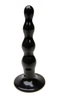 Silicone Plug - Small Ripple Black