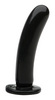 Silicone Dildo, Medium Silk Black