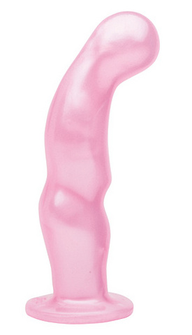 Silicone vibrating g-spot - pink pearl