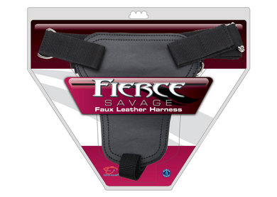 Fierce Savage Faux Leather Harness