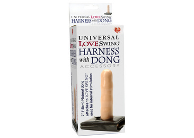 Universal Love Swing Harness with Dong, Natural