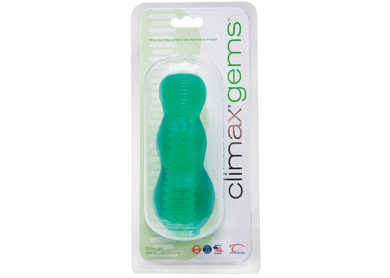 Climax gems hand job stroker – emerald