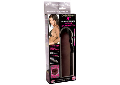 CyberSkin 3″” (7.5 cm) Transformer Penis Extension, Cinnamon