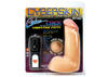 CyberSkin CyberCock With Balls, Vibrating Fatty, Natural