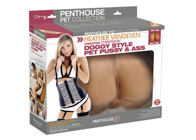 Penthouse Pet Collection Heather Vandeven Vibrating CyberSkin Doggy StylePet Pussy and Ass