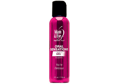 Adam and eve oral sensations gel – 4 oz bottle strawberry