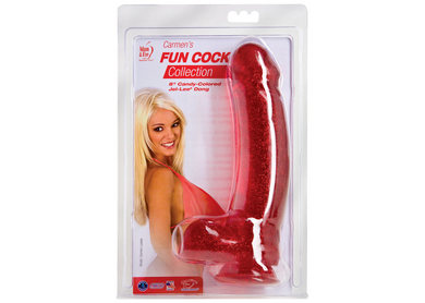 Adam and Eve Red Glitter Dick, 8″” (20 cm)