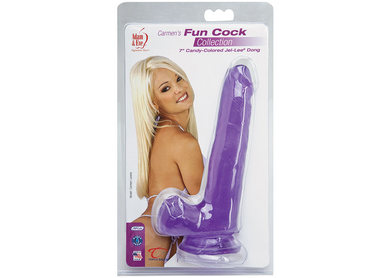 Carmen’s Fun Cock 7″” Jel-Lee, Purple