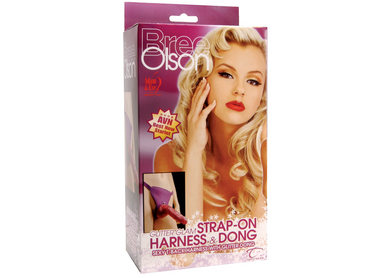Adam and Eve Bree Olson Glitter Glam Strap-On Harness and Dong