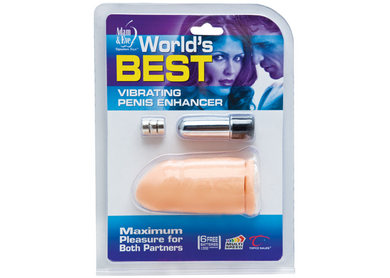 Adam and Eve World’s Best Vibrating Penis Enhancer, Natural