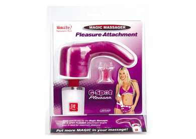 Adam and Eve Magic Massager Pleasure Attachment, G-Spot Pleaser