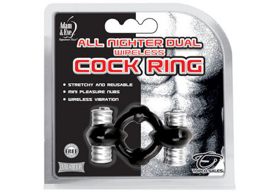Adam and Eve All Nighter Dual Wireless Cock Ring