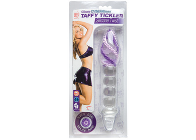 Adam and Eve Silicone CyberGlass Taffy Tickler, Silicone Twist