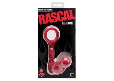 Rascal silicone cock and ass blaster – black