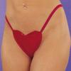 Allure Xoxo Vinyl Heart G-String Panties