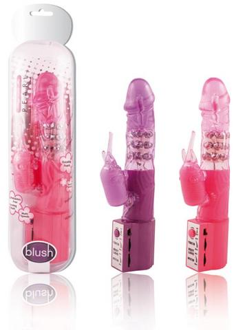 Pearl Dual Stimulating Rabbit Vibe - Purple