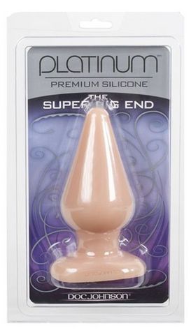 Platinum Silicone Super Big End White