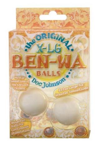 X-Large Ben Wa Balls Ivory