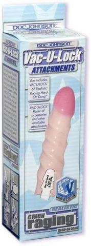 Raging Hard On 6in Dong Vac U Lock Bx