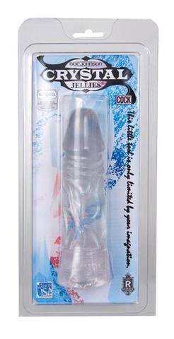 Crystal Jellie Cock 6in Clear
