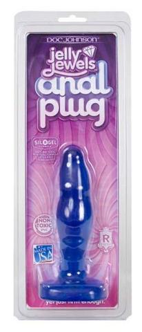 Jelly Anal Plug Big Sapphire