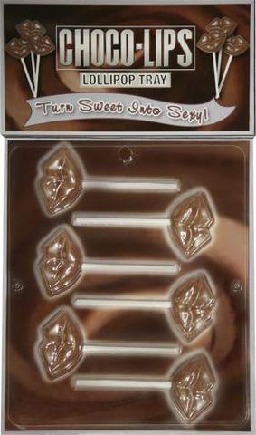Choco Lips Lollipop Tray