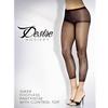 Sheer Footless Panty Hose Black Os