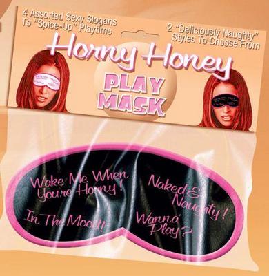 Horny Honey Play Mask Black