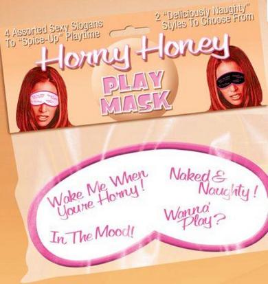Horny Honey Play Mask White & Pink