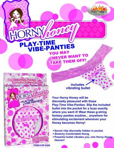 Horney Honey Vib.Panties W/Bullet