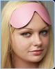 Pink Bound Leather Blindfold