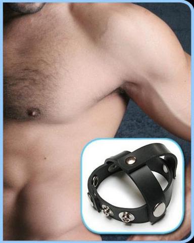 Ball Splitting Cock Harness Leather