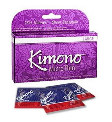 Kimono Microthin 12Pk Large