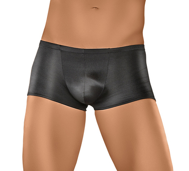 Pouch Short Satin Black Large