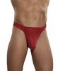 Pouch Thong Knit Silk Red Small